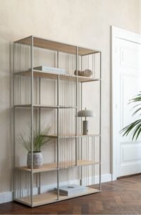 Niora, roomdivider 120 cm - Metal graphite - Afbeelding 3