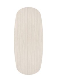 Caletta, eetkamertafel ovaal 240 x 105 cm. - HPL Primo Laminato blad - centrale kruispoot cr&egrave;me - Travertin - Afbeelding 3