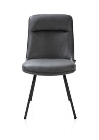 Mateo, chaise - 4-pieds - rough off black - Pala - Anthracite