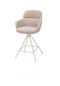 Mateo, barstoel - 4-pootjes - creme - Bellini - Creme - Afbeelding 2