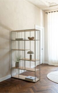Niora, roomdivider 80 cm - Metal graphite - Afbeelding 3