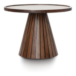 Cleo table d\'appoint H44cm - Brun