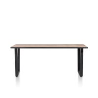 Avalox, bartafel 230 x 98 cm - kleur driftwood - V poot