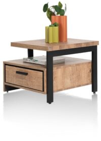 Pavarotti, bijzettafel 60 x 60 cm + 1-lade t&t + 1-niche - Afbeelding 3