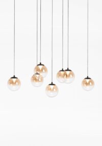 Lexi suspension 7*LED - Ambre