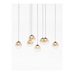 Lexi suspension 7*LED - Ambre