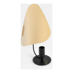 Bea bougeoir H20cm - Noir/Or