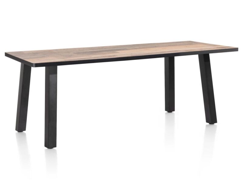Avalox, Bartafel 230 X 98 Cm - Kleur Driftwood - 4 Poot - Afbeelding 2