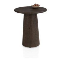 Ravello, table d\'appoint 45 x 45 cm - Basalt