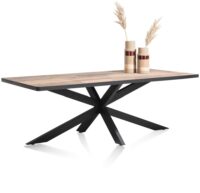 Avalox, table 200 x 98 cm - couleur driftwood - centrale pied - Image 2