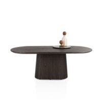 Ravello, eetkamertafel 210 x 120 cm - Basalt