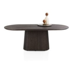 Ravello, eetkamertafel 210 x 120 cm - Basalt