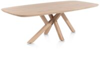 Shimla, eetkamertafel 240 x 120 cm - houten poten - Afbeelding 3