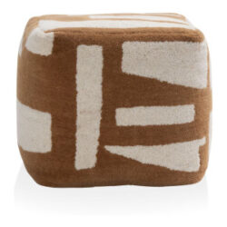Olivia pouf H40cm - Brun