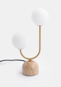 Tobie tafellamp 2*g9 - Wit - Afbeelding 3
