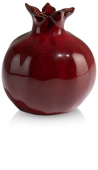 Pomegranate bougeoir H12cm - Bordeaux