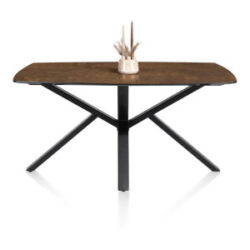 Palace, table 210 x 110 cm - pied central - Rouille
