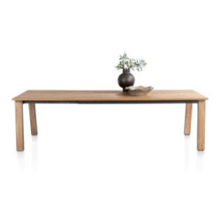 Delmonte, table &agrave; rallonge 200 (+ 80) x 100 cm