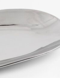 Lisette schaal 21x47cm - Zilver - Afbeelding 2