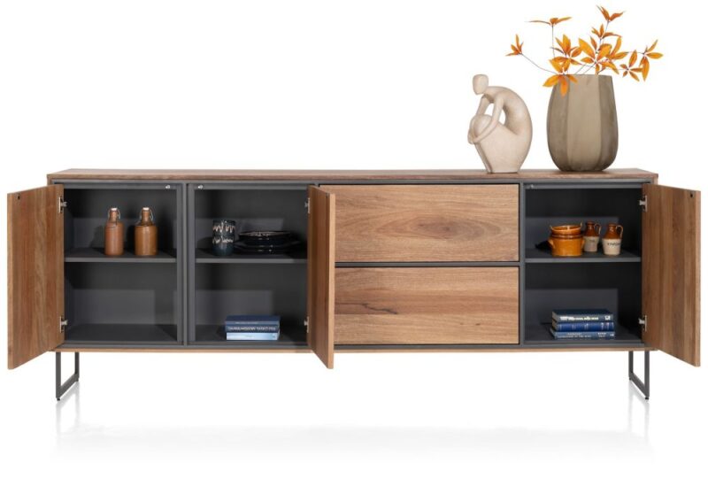 Trapani, Dressoir 240 Cm - 3-Deuren + 2-Laden - Afbeelding 3