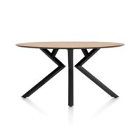 Masura, table de bar ellipse - 180 x 100 cm (hauteur 92 cm) - Chene