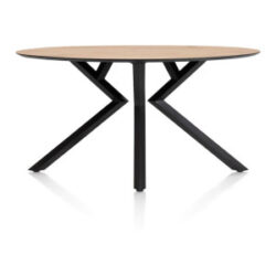 Masura, table de bar ellipse - 180 x 100 cm (hauteur 92 cm) - Chene