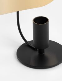 Bea bougeoir H20cm - Noir/Or - Image 2