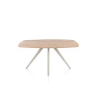 Arvada, Table à manger 160 x 100 cm, ovale, 4 pieds - Creme
