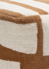 Olivia poef H40cm - Bruin - Afbeelding 3
