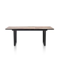 Avalox, uitschuiftafel 160 (+ 50) x 98 cm - kleur driftwood - V poot