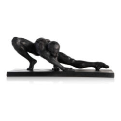 Stretching figurine H19cm - Noir
