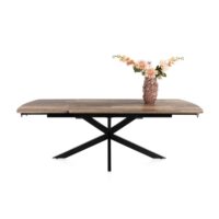 Pavalon, uitschuiftafel 170 (+ 60) x 100 cm - Driftwood