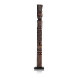Milan beeld H75cm - Bruin
