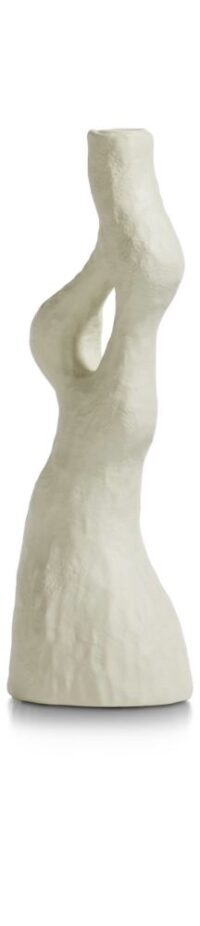 Debra vase H32cm - Couleur creme - Image 2