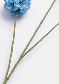 Scabiosa kunstbloem h74cm - Blauw - Afbeelding 2
