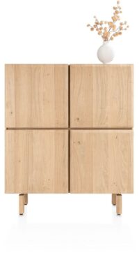 Azulo, highboard 120 cm - 4-deuren