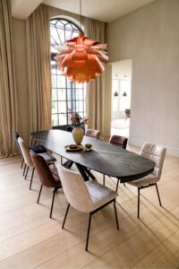 Montello, uitschuiftafel 200 x 100 cm. (+ 2 x 50) - centrale poot - keramiek blad - wit - Afbeelding 3