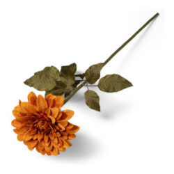 Dahlia giant spray kunstbloem 95cm - Oranje