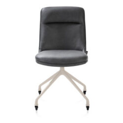 Mateo, chaise - roulettes - creme - Pala - Anthracite