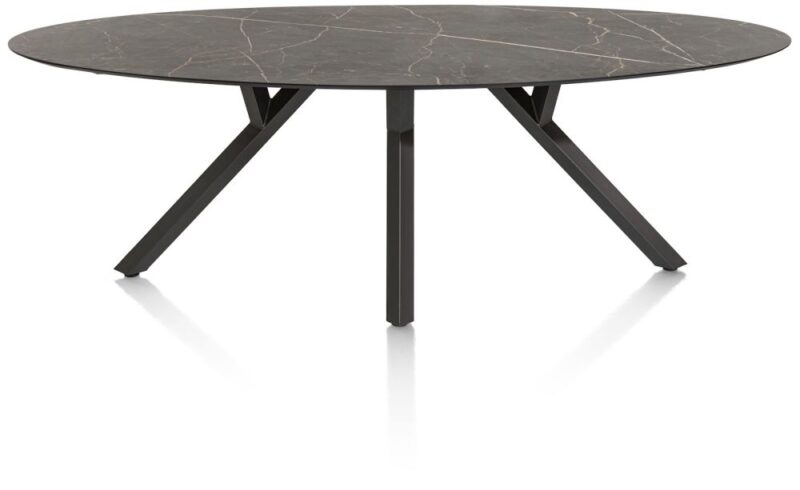 Minato, Eetkamertafel - Ellips - 240 X 110 Cm. - Onyx - Afbeelding 2