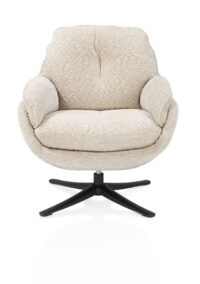 Densa, draaifauteuil - stof Valencia - Creme - Afbeelding 2