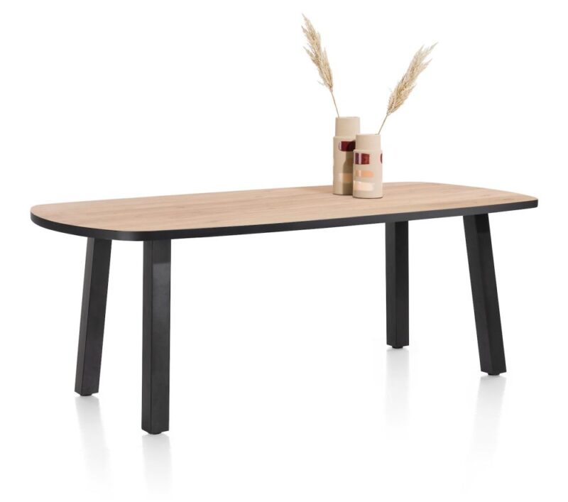 Avalox, Bartafel Ovaal 240 X 110 Cm - Kleur Naturel - 4 Poot - Afbeelding 2