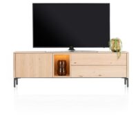 Trenton, lowboard 180 cm - 1-deur + 2-laden + 1-niche - natural