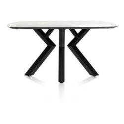 Masura, eetkamertafel ovaal - 150 x 105 cm - wit