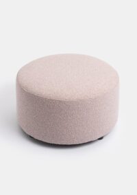 BeautiQ - Vero poef - rond 34cm - Roze