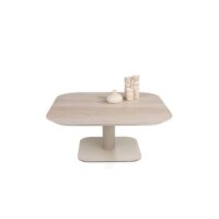 Brianto, salontafel 90 x 90 cm - keramiek blad Travertin