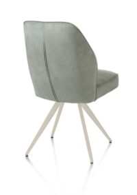 Bell, chaise - piétement crème - confort ressorts - tissu Calabria - Olive - Image 3