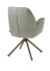 Bell, armstoel - steelbrown frame recht - draaibaar - pocket - combi Calabria/Vada - Olijf - Afbeelding 3