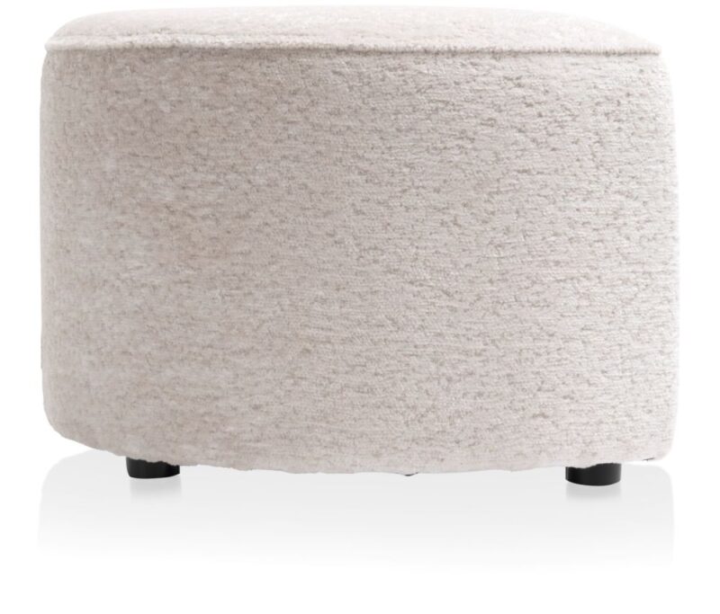 Roan Pouf Maan H44Cm - Creme - Image 2