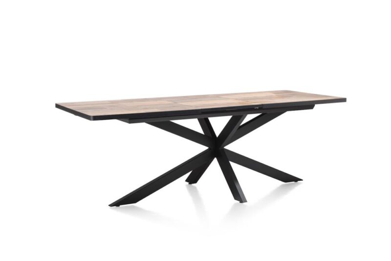 Avalox, Table À Rallonge 190 (+ 60) X 98 Cm - Couleur Driftwood - Centrale Pied - Image 2